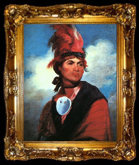 framed  Gilbert Charles Stuart Portrait of Joseph Brant, ta009-2